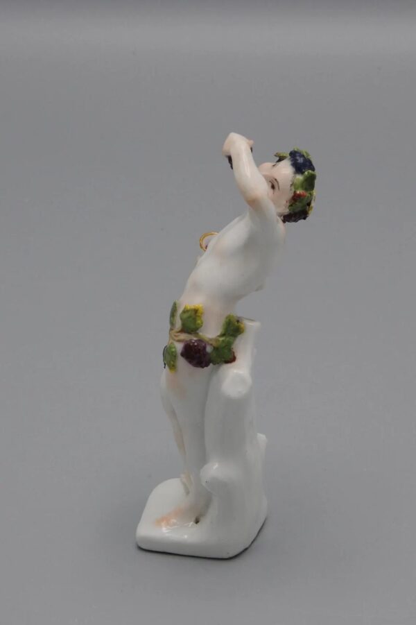 Meissen figurine of a Bacchante, 1740-1760