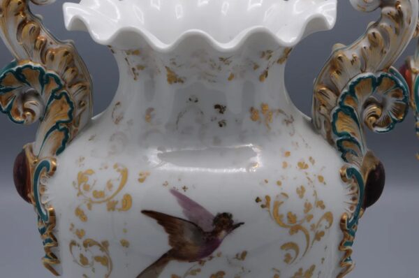 Jacob Petit (1796-1868) - Pair of Rococo Revival Vases