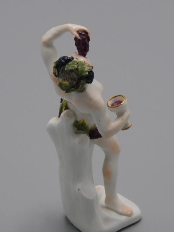 Meissen figurine of a Bacchante, 1740-1760