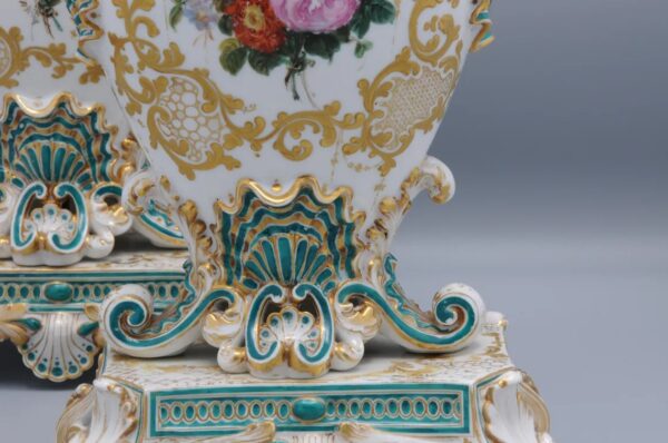Jacob Petit (1796-1868) - Pair of Rococo Revival Vases