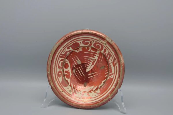 Hispano Moresque Lustreware plate - Late 17th century, Manises