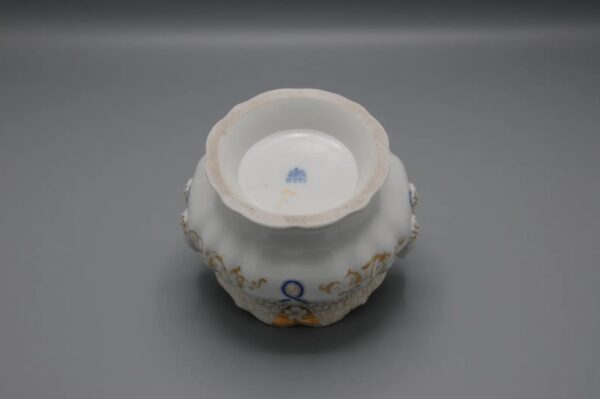 Schumann Porzellan Manufaktur - porcelain jar and cover, mid 19th century