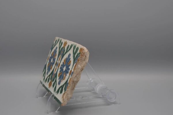 Azulejo, Arista y Cuenca - Spanish Moorish Mudejar Tile, Toledo 16th century