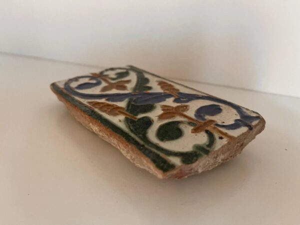 Azulejo, Arista y Cuenca - Spanish Moorish Mudejar Tile, Toledo 16th century
