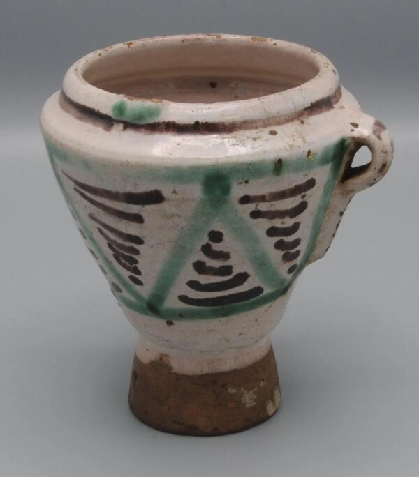 Teruel (Aragon) - Spanish Maiolica Mortar, 17th century