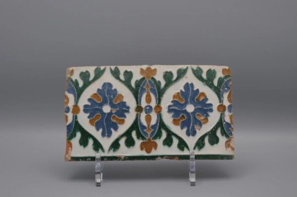 Azulejo, Arista y Cuenca - Spanish Moorish Mudejar Tile, Toledo 16th century