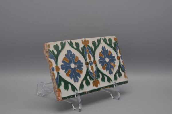 Azulejo, Arista y Cuenca - Spanish Moorish Mudejar Tile, Toledo 16th century