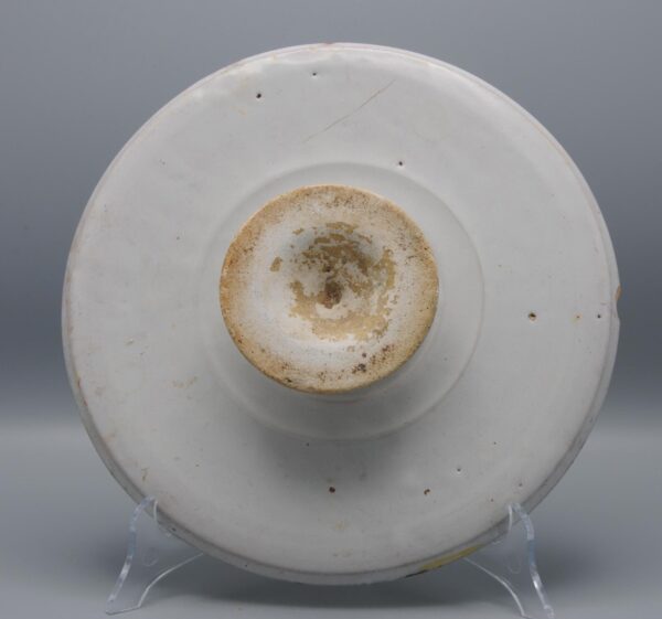 Deruta alzatina dish on stand, mythological scene- 18th century