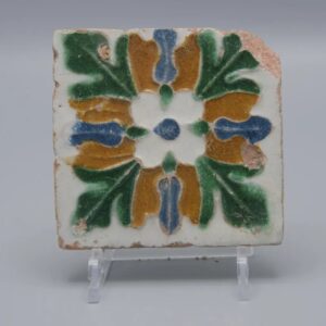 Azulejo, Arista y Cuenca - Spanish Moorish Mudejar Tile, Toledo 16th century