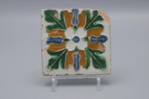 Azulejo, Arista y Cuenca - Spanish Moorish Mudejar Tile, Toledo 16th century