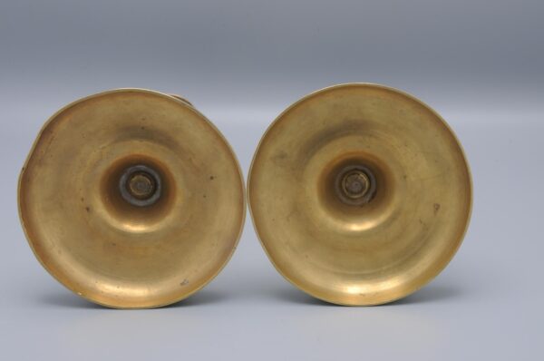 Charles X - Pair of Gilt Candlesticks