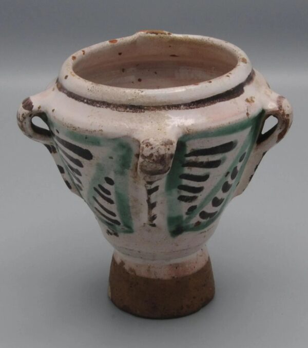 Teruel (Aragon) - Spanish Maiolica Mortar, 17th century