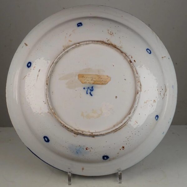 Grieckse A - Delft Polychrome 'Four Hearts Charger - Adriaan Rijsselbergh, early 18th century