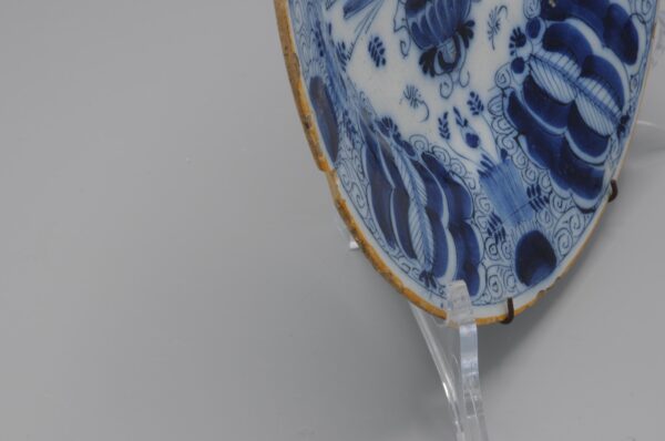Delft 'Peacock' plate - second half 18th century