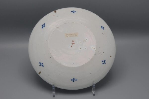 Dextra - 18th century polychrome Delft plate