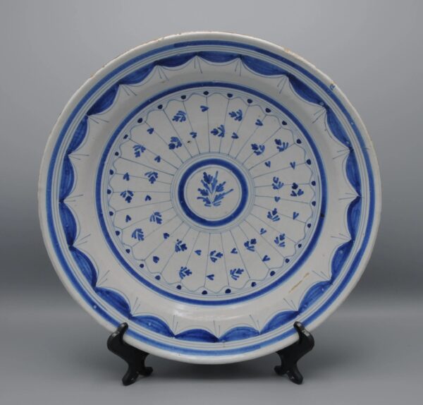 French faience dish, ca 1800