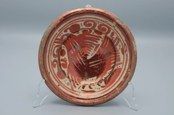 Hispano Moresque Lustreware plate - Late 17th century, Manises