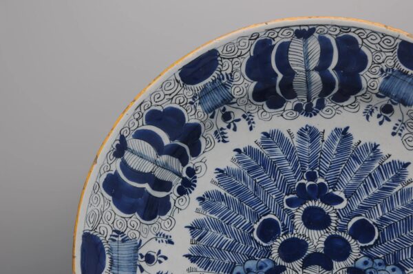 Delft 'Peacock' charger by The Claauw - second half 18th century