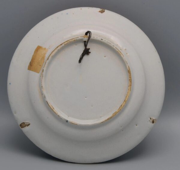 Delft polychrome 'Boerendelft' small plate - early 19th century