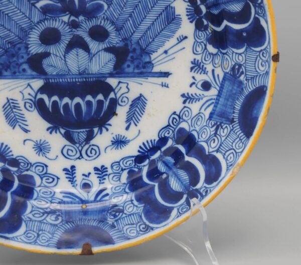 Delft 'Peacock' plate by The Claauw - second half 18th century