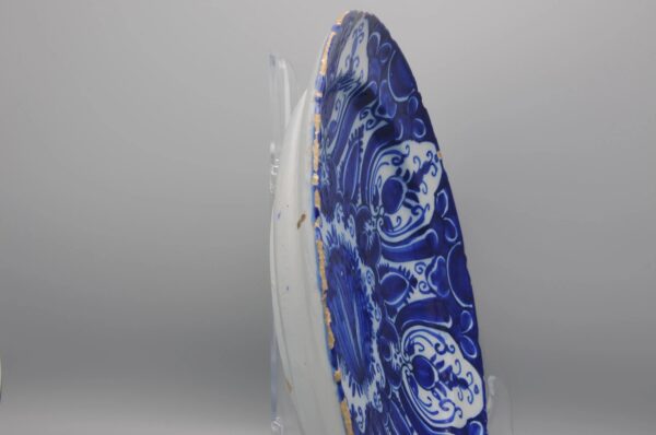 The Greek A, Dextra - 18th century Delft charger