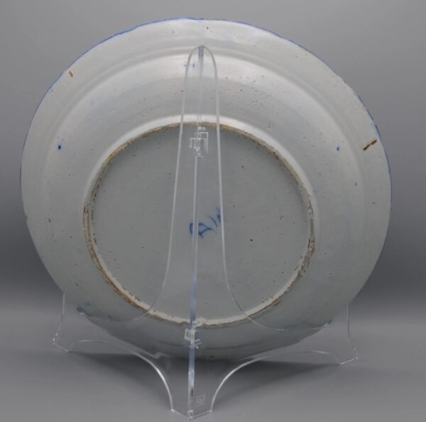 The Greek A, Dextra - 18th century Delft charger