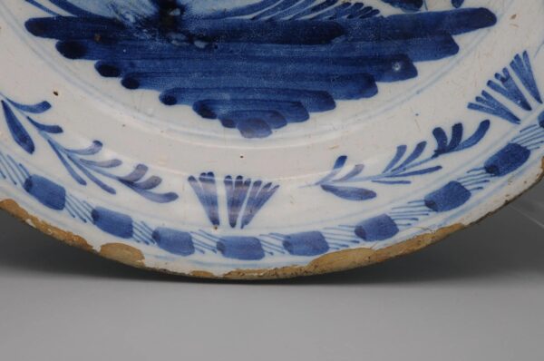 Delft Blue and White 'Boerendelft' charger - early 19th century