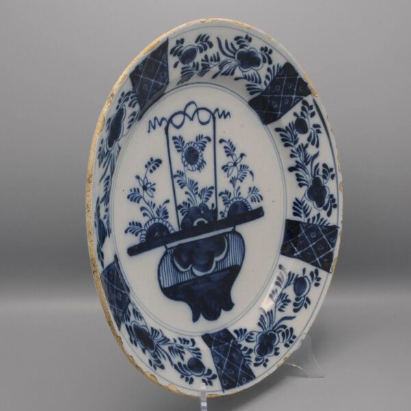 Delft Blue chinoiserie charger - second 18th century