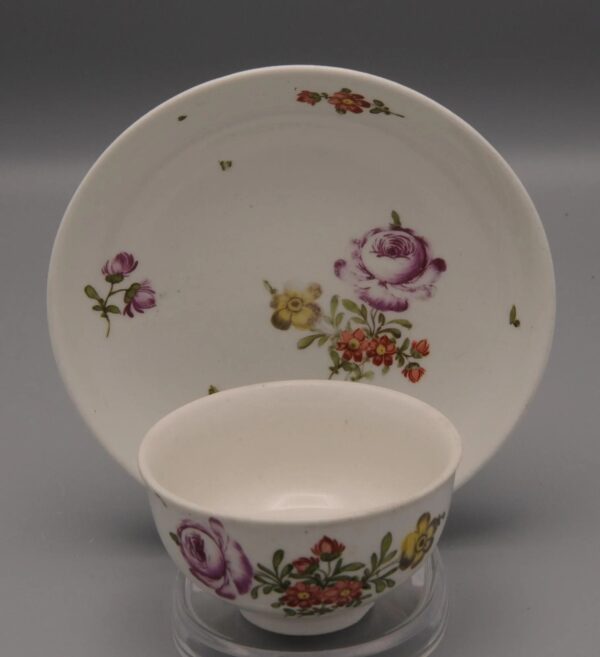Vienna Porcelain - Rococo Cup and Saucer, late 18th century