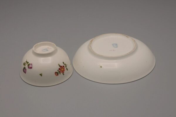 Vienna Porcelain - Rococo Cup and Saucer, late 18th century