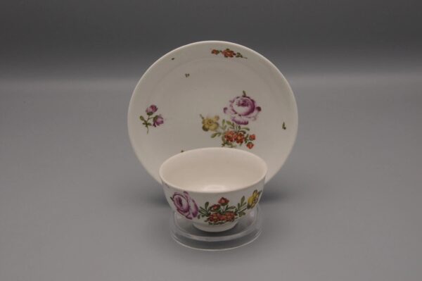 Vienna Porcelain - Rococo Cup and Saucer, late 18th century