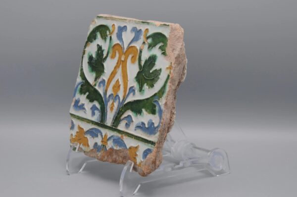 Azulejo, Arista y Cuenca - Spanish Moorish Mudejar Tile, Toledo 16th century