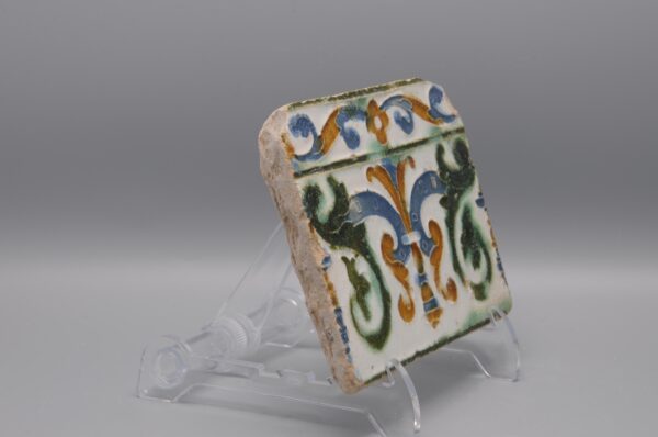 Azulejo, Arista y Cuenca - Spanish Moorish Mudejar Tile, Toledo 16th century