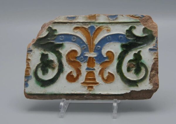 Azulejo, Arista y Cuenca - Spanish Moorish Mudejar Tile, Toledo 16th century