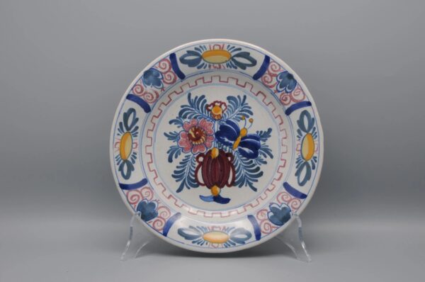 Pseudo Delft dish with spurious Claauw mark - early 20th century