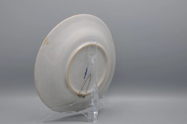 Pseudo Delft dish with spurious Claauw mark - early 20th century