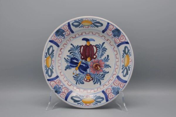 Pseudo Delft dish with spurious Claauw mark - early 20th century