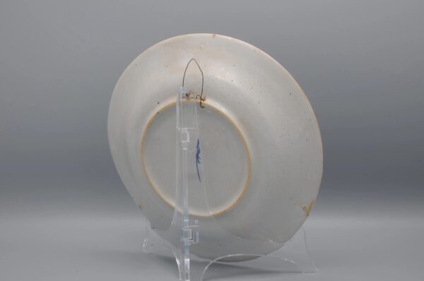 Pseudo Delft dish with spurious Claauw mark - early 20th century
