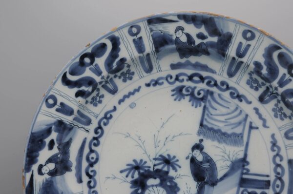 Delft - Wanli style dish, late 17th century