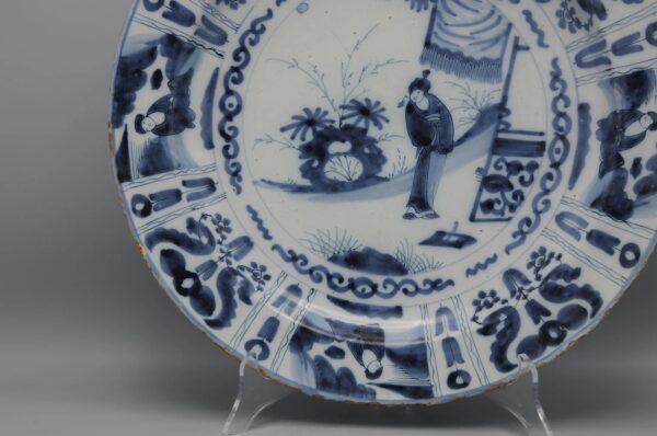 Delft - Wanli style dish, late 17th century