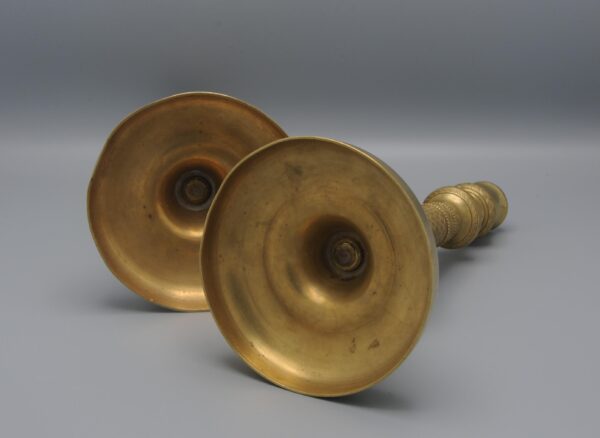 Charles X - Pair of Gilt Candlesticks