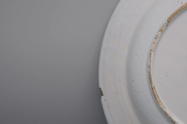 Delft Blue chinoiserie charger - second 18th century
