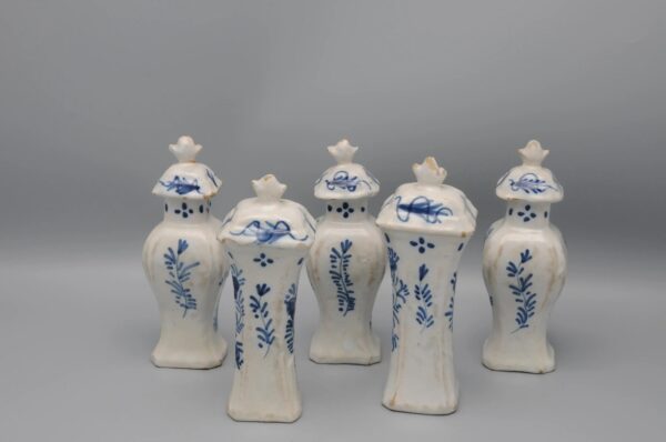 Delft Blue and White - Miniature Garniture set