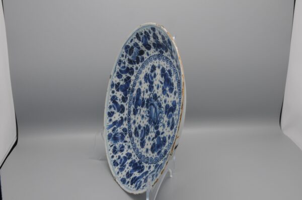 Delft 'parsley / mille fleurs' dish - Pieter Kam 1700-1716