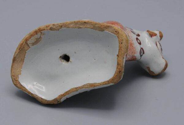 Delft - 'Petit Feu' Cow Figurine