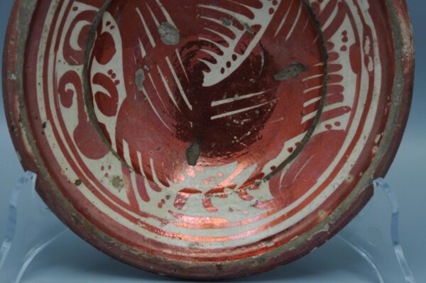 Hispano Moresque Lustreware plate - Late 17th century, Manises