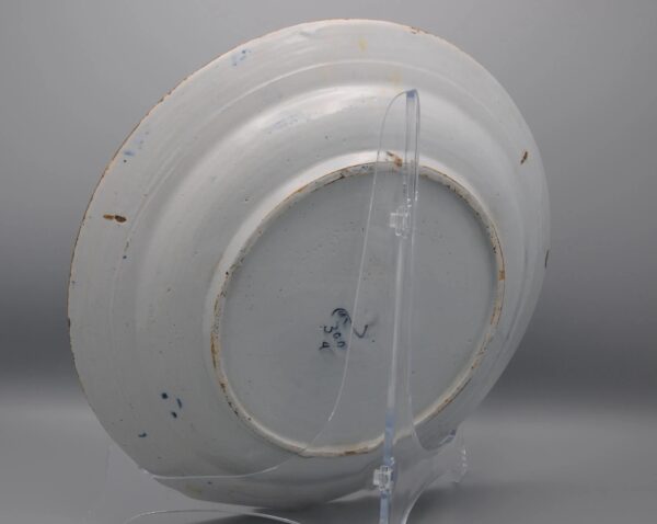Delft 'Peacock' charger by The Claauw - second half 18th century