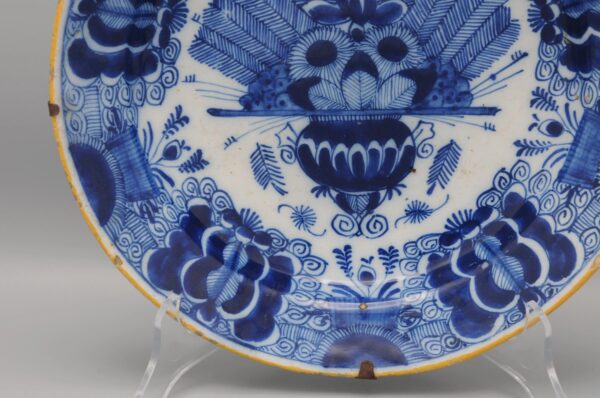 Delft 'Peacock' plate by The Claauw - second half 18th century