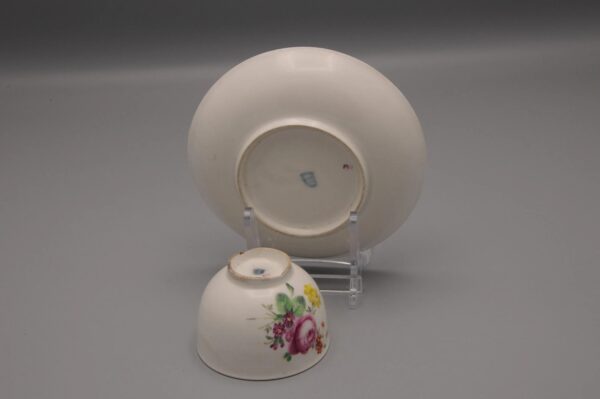 Vienna Porcelain - Rococo Cup and Saucer, late 18th century