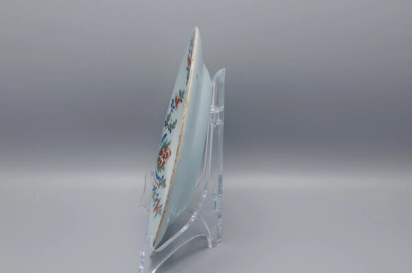 Lambeth London - English Delftware Parrot Plate, mid 18th century